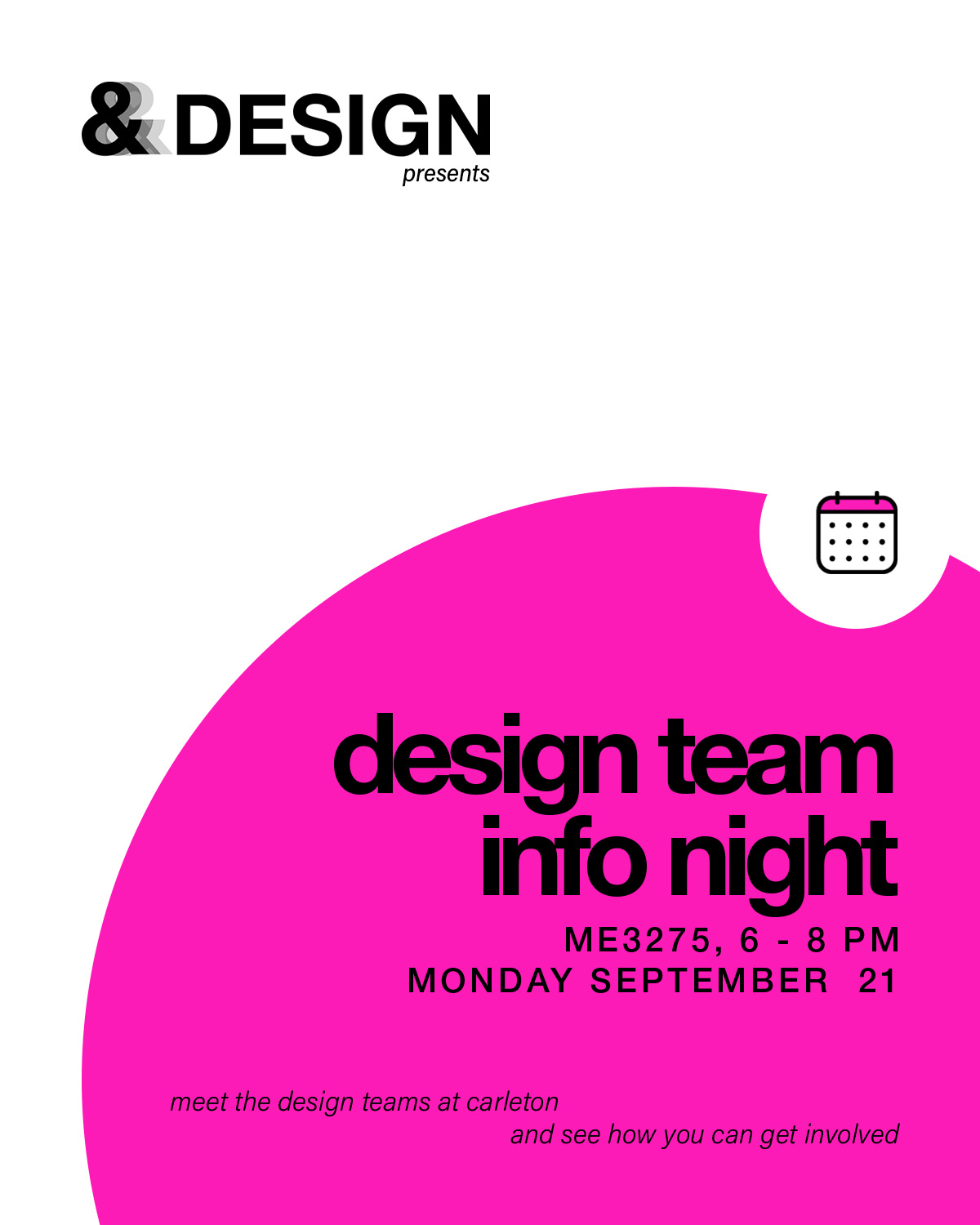 Design Team Info Night