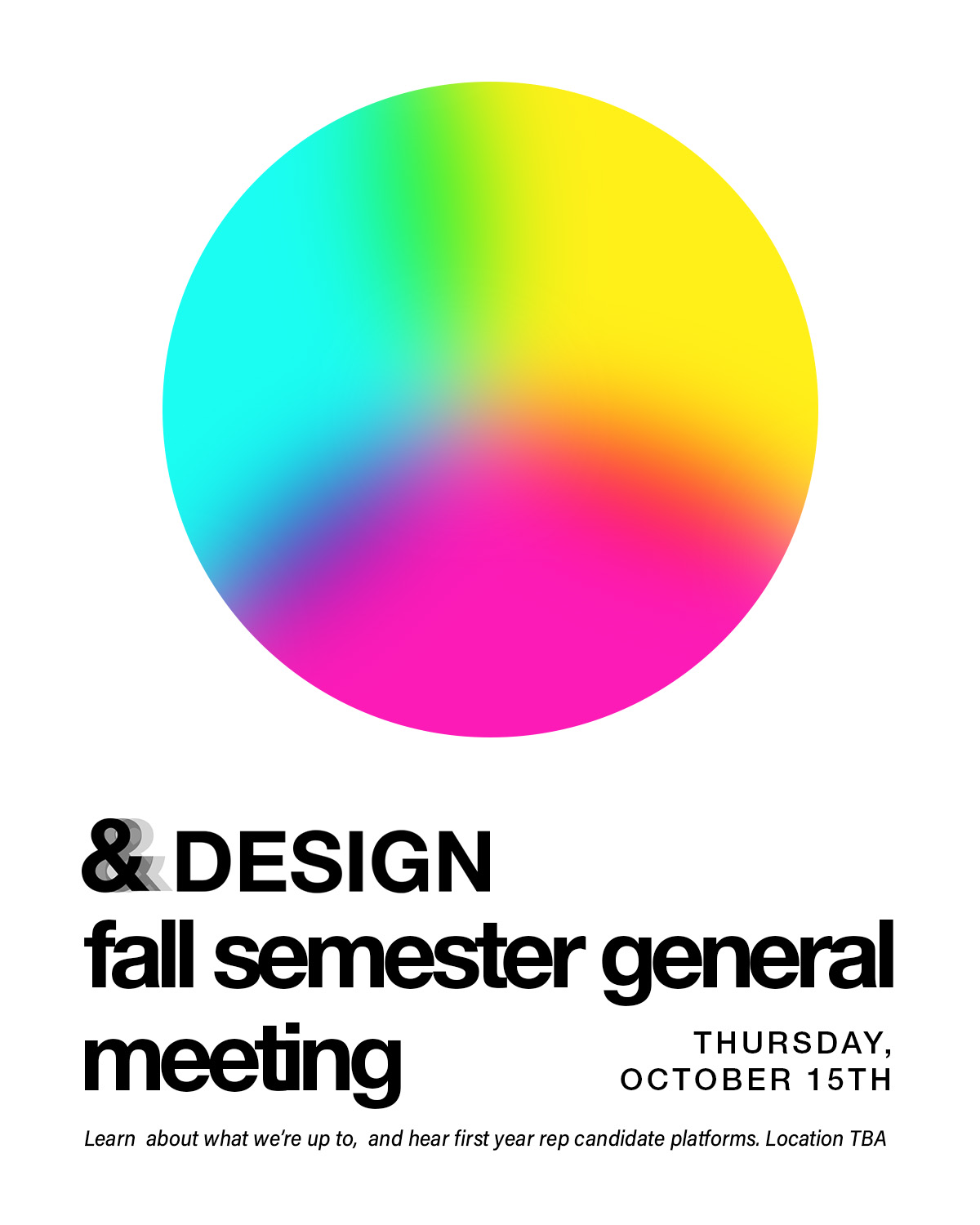 Fall Semester General Meeting